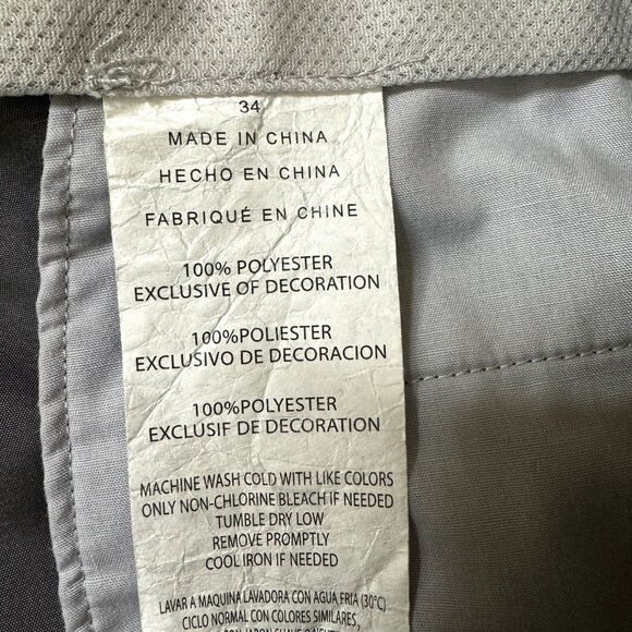 Callaway Mens Golf Shorts Plaid Black Gray 34 bv - Picture 6 of 6